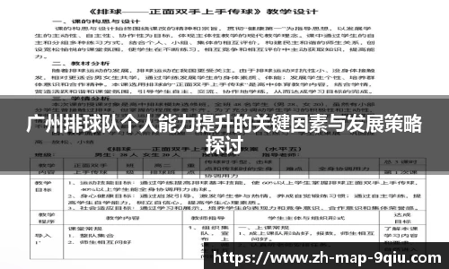 广州排球队个人能力提升的关键因素与发展策略探讨